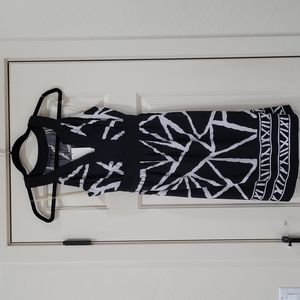 [NEW] CITY STUDIO Black and White Short Dress Size S